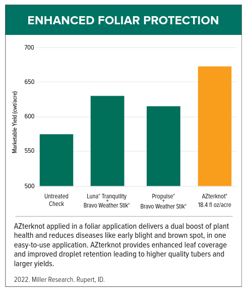 AZterknot foliar potatoes